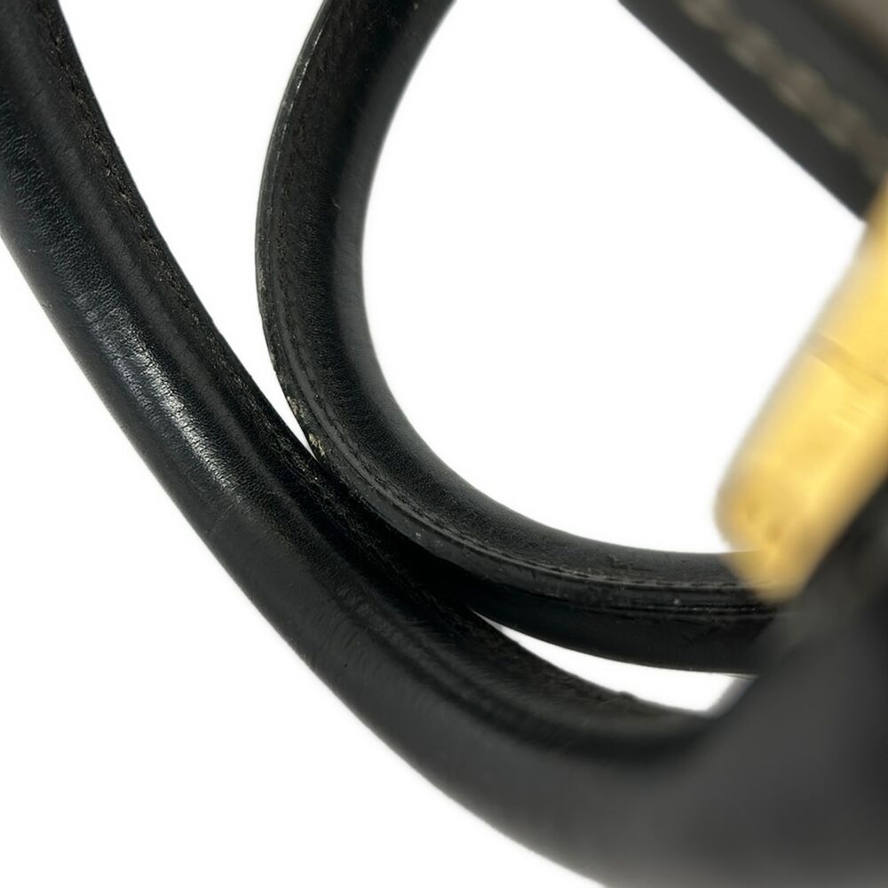 Loewe Amazona Handbag Clear Black Vinyl Leather - Picture 10 of 10